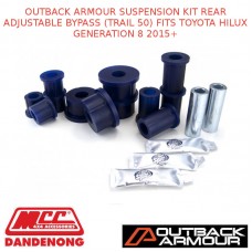 OUTBACK ARMOUR SUSP KIT REAR ADJ BYPASS (TRAIL 50) FITS TOYOTA HILUX GEN 8 15+